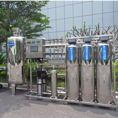 kopen Roestvrijstalen glasvezelcomposiet RO omgekeerde osmose-eenheid met elektrische automatische besturing voor automatische waterzuivering online vervaardiging