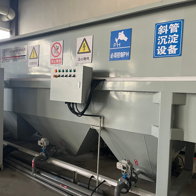kopen Op maat gemaakte lamellaclarificator voor de behandeling van rivierwater en recycling in neigingsbuis-sedimentatietank online manufacture