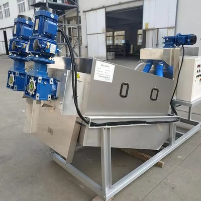 kopen Operatie Automatische werking SUS304 Stacked Volute Screw Press Machine Voor voedsel afvalwaterbehandeling online manufacture
