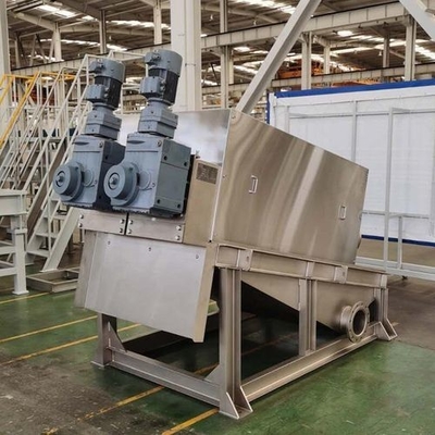 kopen Slib ontwateren Volute Schroef Filter Press Essentiële machine voor afvalwaterbehandeling en uitdroging online manufacture