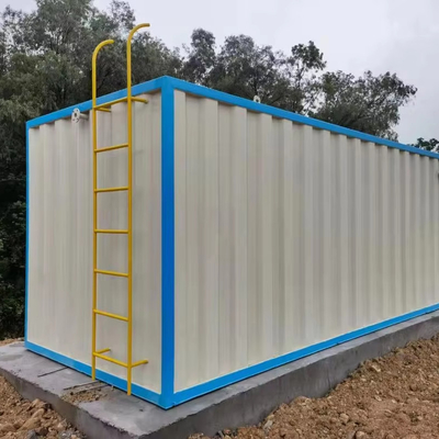 kopen 7500 kg gewicht bouwmaterialen winkels huishoudelijk rioolwater intelligente geïntegreerde mobiele afvalwater MBBR rioolwaterzuiveringsinstallatie online manufacture