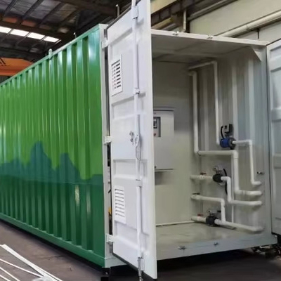kopen 50/100/200m3/d MBR Bioreacteur Containerized Wastewater Treatment Plant Met Electric Auto Control PLC Siemens Compact Design online manufacture