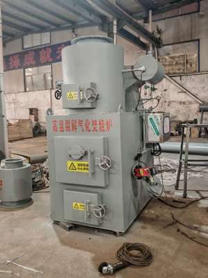 kopen Medisch afvalverbrander met een verbrandingstemperatuur van 850-1300°C voor de behandeling van gevaarlijk afval met diesel- of aardgasaandrijving online vervaardiging