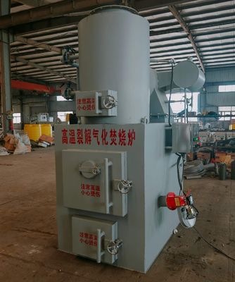 kopen Medisch afvalverbrander met een verbrandingstemperatuur van 850-1300°C voor de behandeling van gevaarlijk afval met diesel- of aardgasaandrijving online vervaardiging