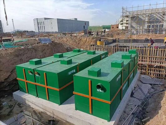 kopen 10m3-1000m3/Dag Verwerkingscapaciteit MBBR-installatie met automatische werking voor afvalwaterzuivering, vermindert 95% CODcr en BOD5 online vervaardiging