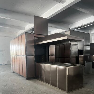 kopen Hoogwaardige roestvrijstalen menselijke verbrandingsinstallatie met digitale touchscreen interface en geavanceerd filtratiesysteem online vervaardiging