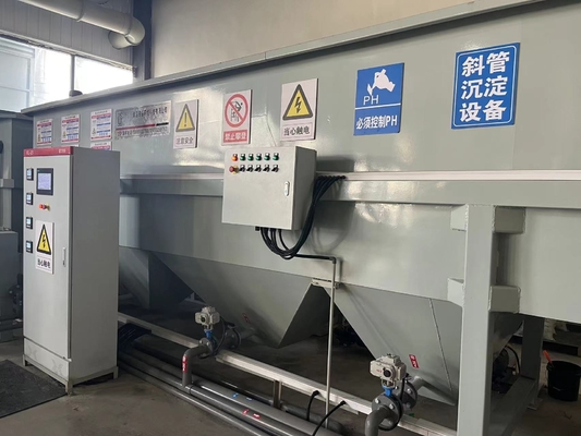 Combinatietype Lamella Clarifier Elektroplate Erts Dressing Industrie Lamella Plate Clarifier