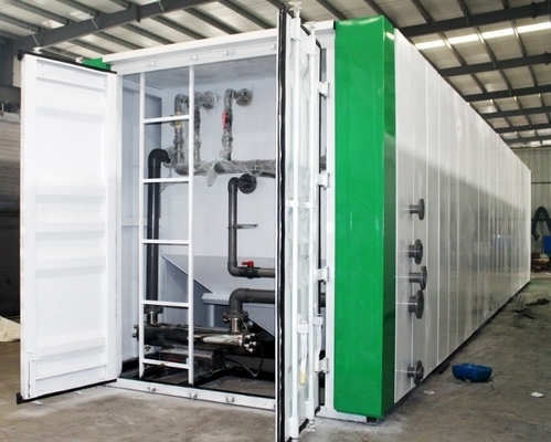 Containersystemen voor het verwerken van afvalwater, mobiele installaties