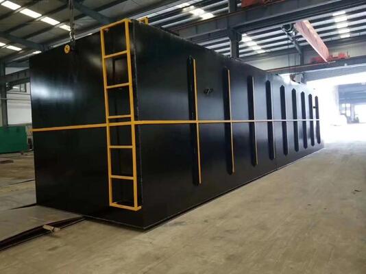 Efficiënt afvalwaterzuiveringssysteem 95-99% Verontreinigende stoffen verwijderen Meerstapsproces Compact tot grote voetafdruk