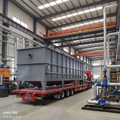 Op maat gemaakt koolstofstalen rioolwaterzuiveringssysteem met 95-99% verwijdering van verontreinigingen voor industrieel afvalwater