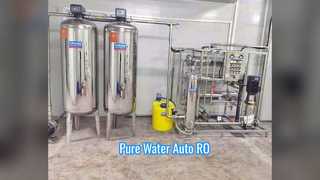 Zuiver water Auto RO-filtratie roestvrij staal