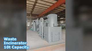 Afvalverbrandingsoven 15 kg, 10 ton verbrandingsvermogen